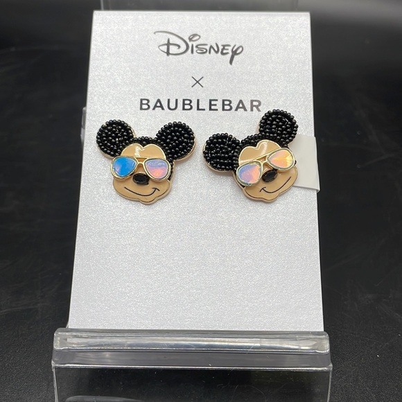 Holiday SALE 🎁Bauble Bar x disney Mickey Mouse Reflective Sunglasses Earrings - Picture 4 of 4